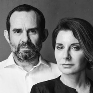 Ludovica Serafini and Roberto Palomba, designers of the i4Mariani Siena collection