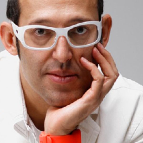 Karim Rashid, designer of mass market packaging and of the Zero desk