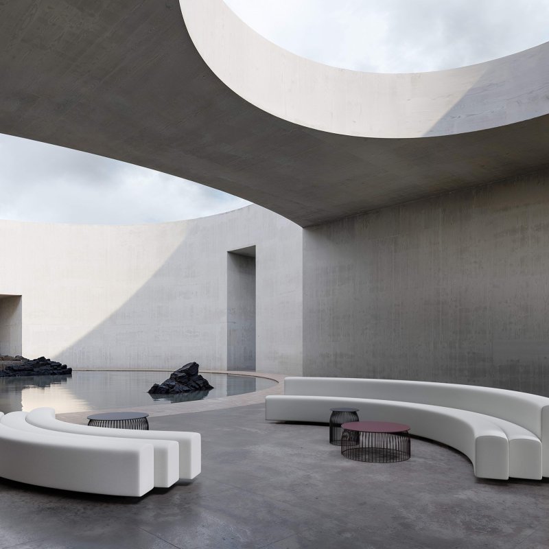 Reception & lobby: where the guest is received, not processed