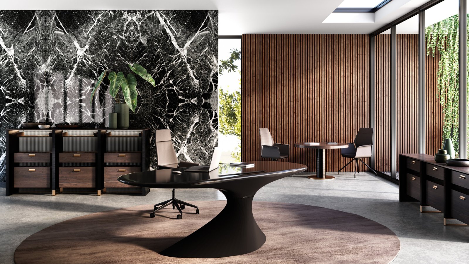 Zero designer desk by Della Rovere in a single size