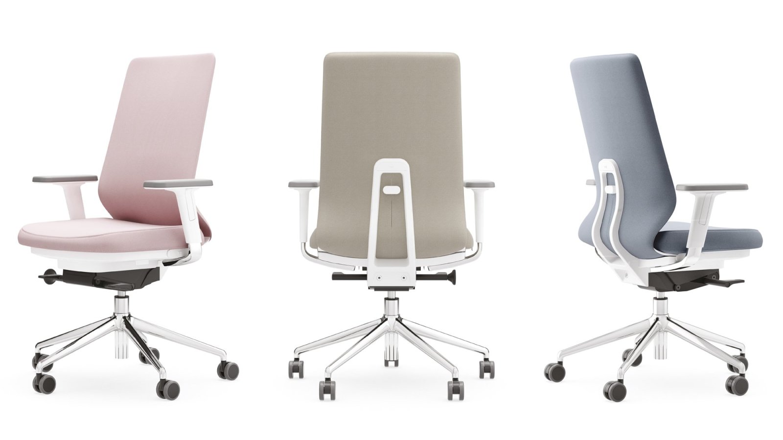 Pyla ergonomic office chairs by ICF at Indian workstations