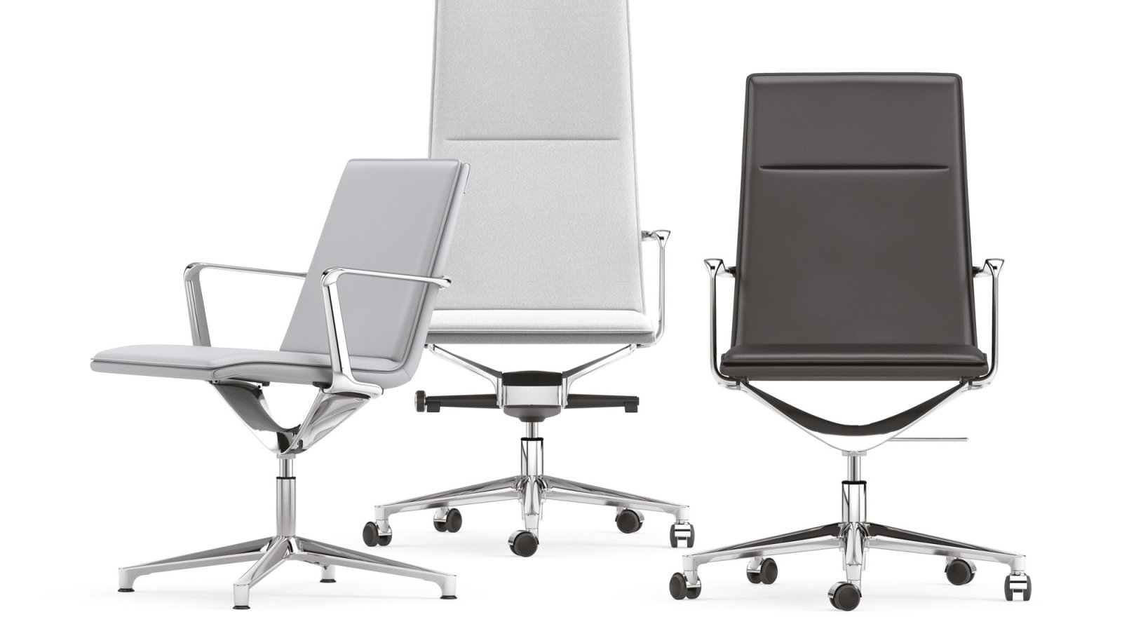 Valea Chair boss chairs by ICF around a boardroom table