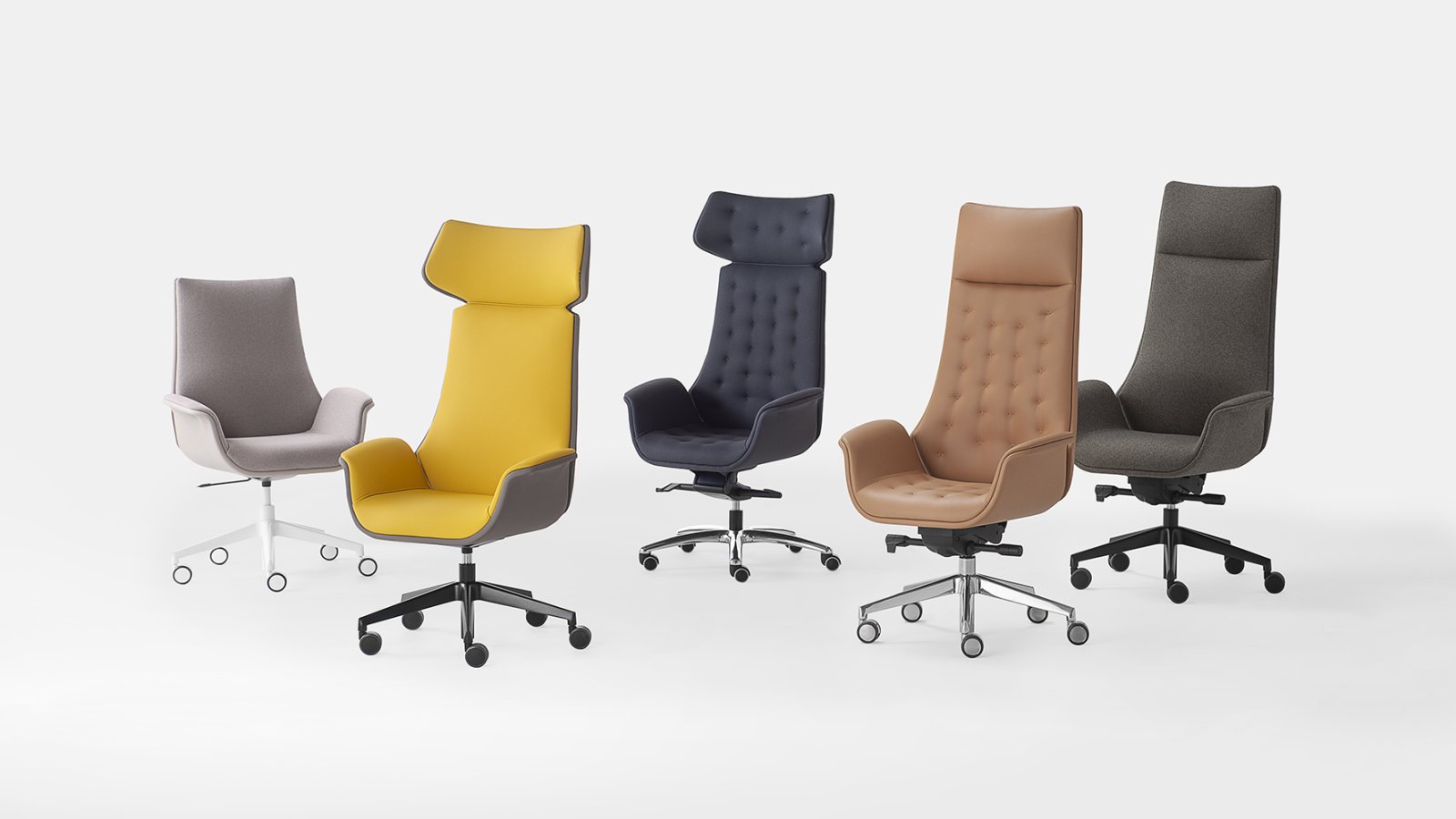 Kriteria boss chair by Kastel with high backrest