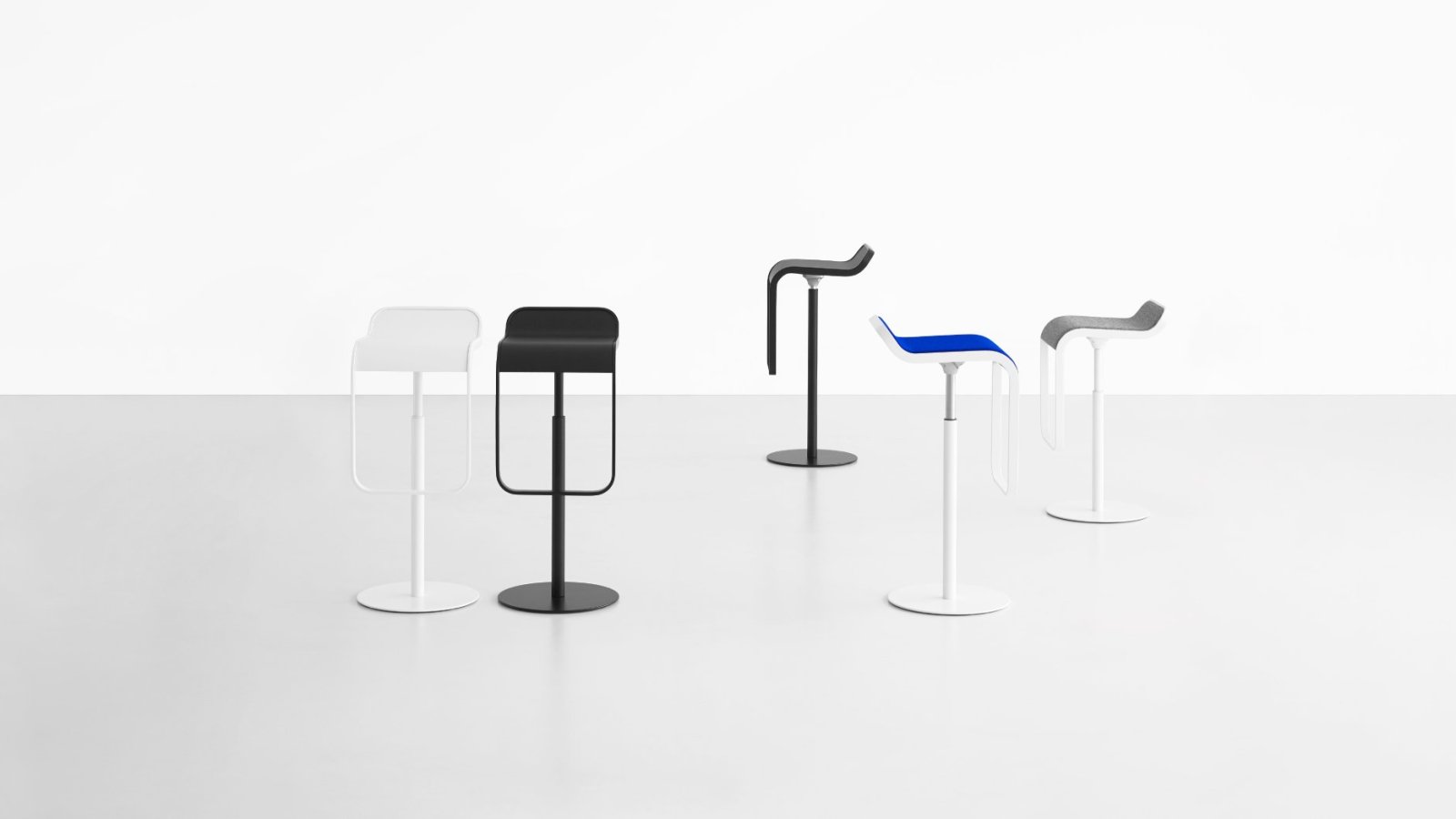 LEM stool by Lapalma at an office counter in India