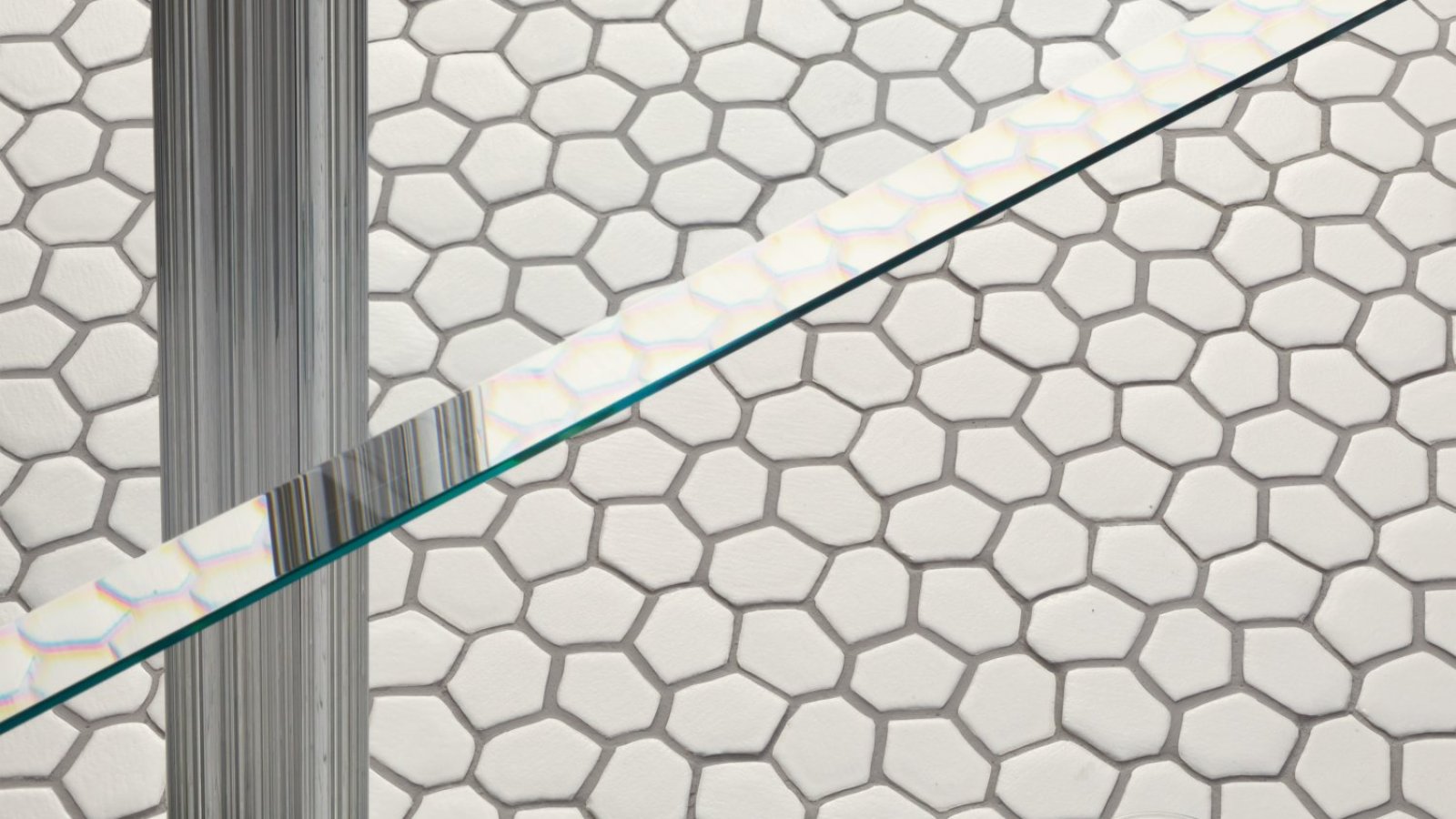 Botanica mosaic wall by Mutina with organic elements