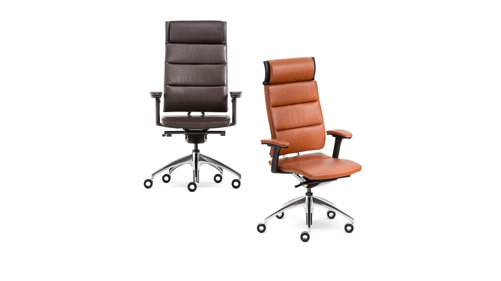 Executive chair Sedus Open Up with high backrest and headrest