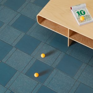 Wall composition of Time battens and modules