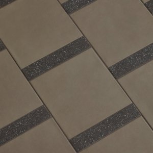 Atlas Brown Rough exterior tile from the Time collection