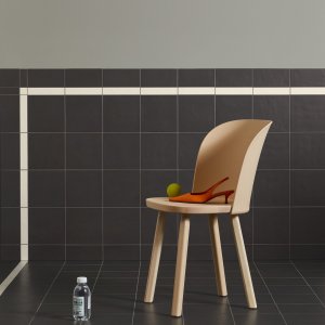 Atlas Brown Smooth tile from the Time collection