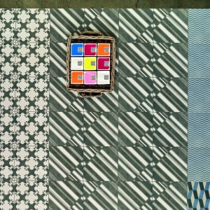 Azulej Nero combination floor tiles