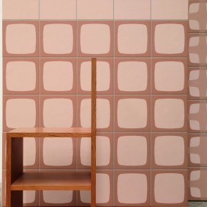 Betty Frame graphic tile by Mutina