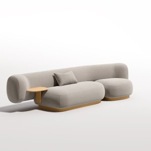 Modular sofa Dorothea by LaCividina in an office lounge