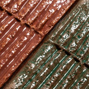 Vertical laying of Chamotte bricks
