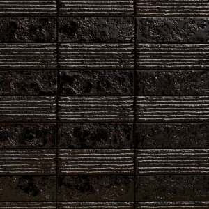 Chamotte brick in the Verde glossy glaze