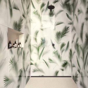 Hotel reception wall clad in 41zero42 Paper41