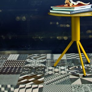 Azulej Renda pattern tile detail by Mutina
