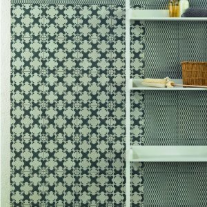 Azulej Prata pattern tile detail by Mutina