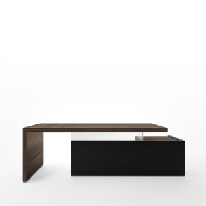Bold58 pedestal in Noce Boheme finish