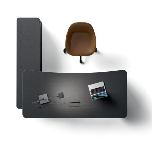 Otto+ executive desk by Martex in oak veneer