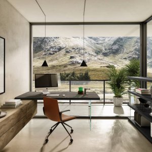 Air Desk by LAGO in a director's cabin