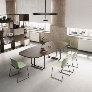 Itube office tables composed for a project team