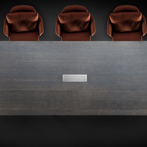 Director cabin with Arche desk and storage wall