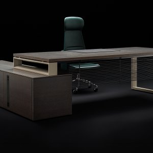 Arche 160 square table seating eight