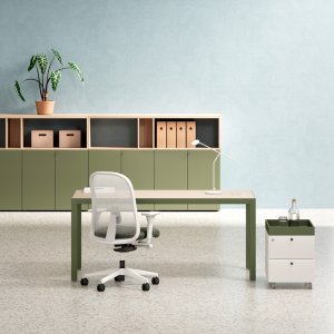 Low table at 42 cm from the Fattore Alpha system by Archiutti