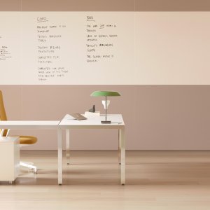 Archiutti Fattore Alpha bench for four with central fabric screen