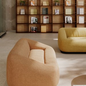 Aom sofa in a university common room