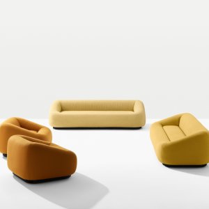 Aom armchair in a private living room