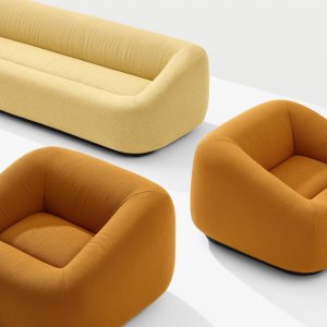 Aom sofa by Arper in a campus student lounge