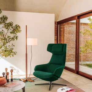 Two chairs arranged in a lounge