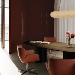 Composition of several Cari chairs