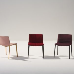 Catifa 53 Bench with two seats on a white powdercoated metal frame