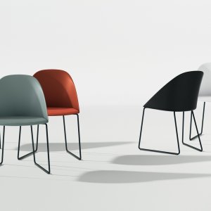 Storage base of the Cila Go stool holding course material