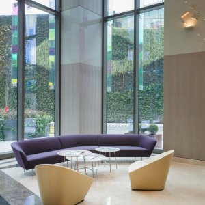 Colina beside the Loop modular sofa