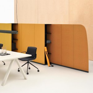 Cross Office with power and data units