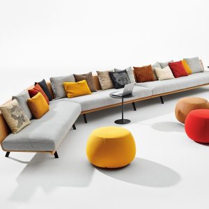 Glides under the Pix ottoman