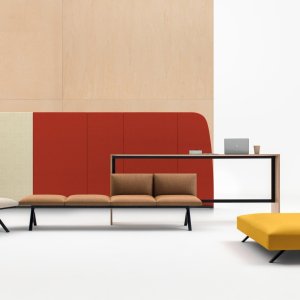 Kiik S126 two-unit sofa in a small lounge