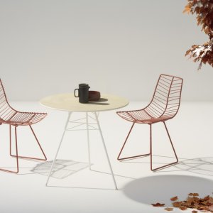 Arper Leaf lounge chair with removable front cushion