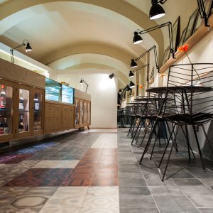 Leaf design seating collection by Arper indoors and outdoors
