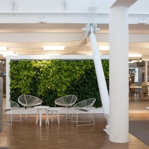 Leaf chair by Arper at a home office desk