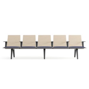 Three-unit Pausit bench in a compact waiting room