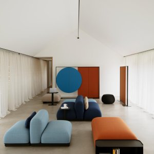Pix as informal seating in a restaurant