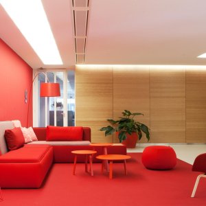Pix ottomans in a colourful composition