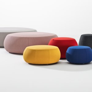 Pix ottoman 87 cm in diameter