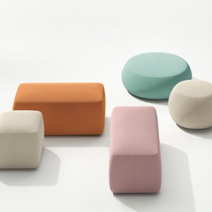 Low Pix ottoman 55 cm in diameter