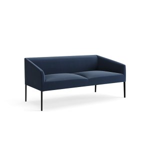 Saari three-seat sofa by Arper in a hotel lobby