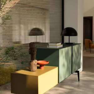Semiton module in reconstituted oak veneer